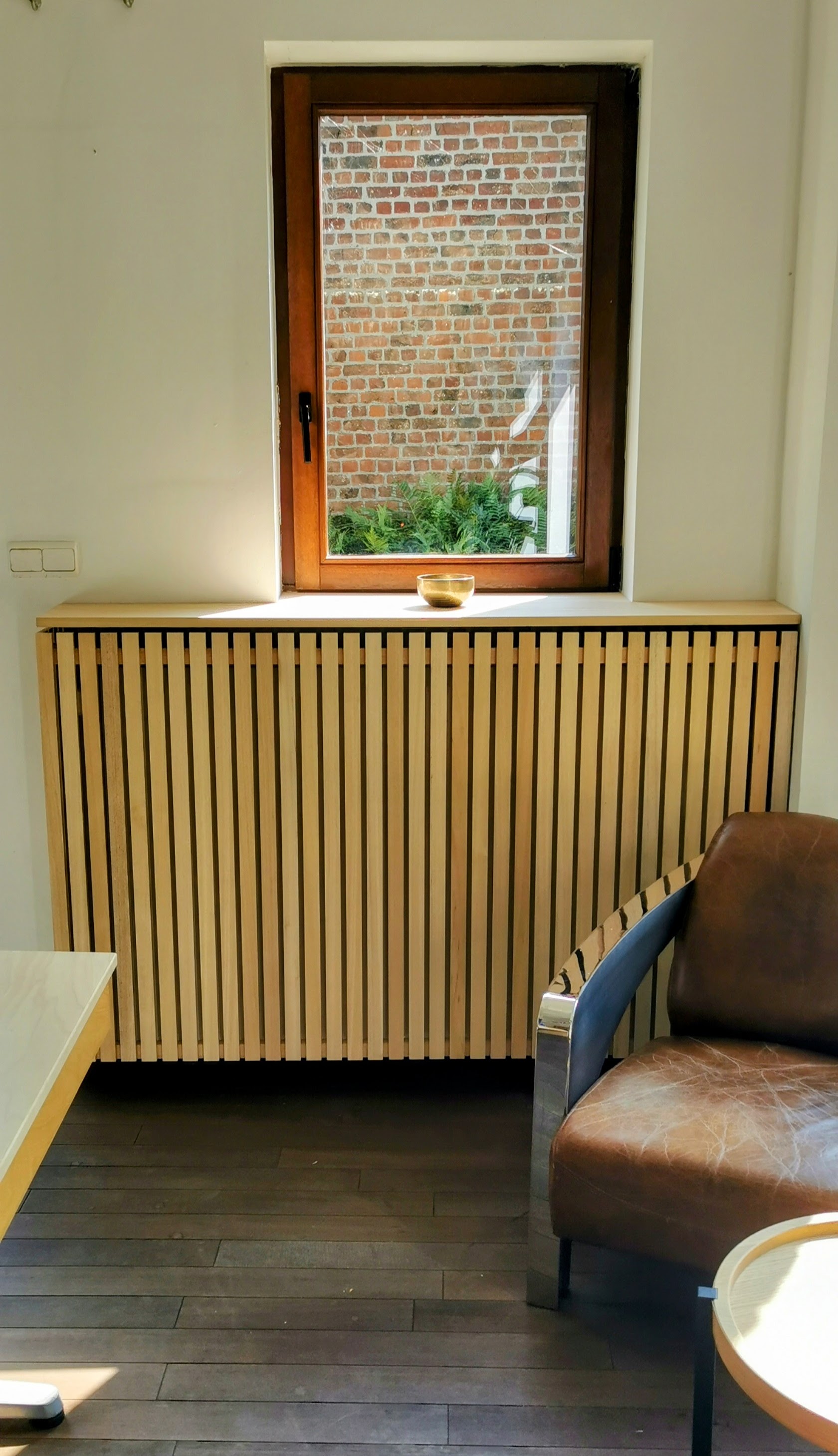 Houten radiatorbekleding op maat