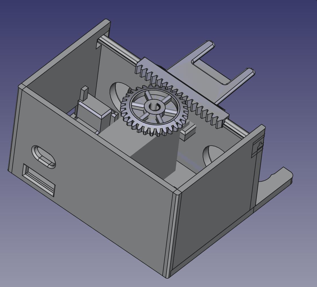 Modélisation 3D du boîtier de contrôle