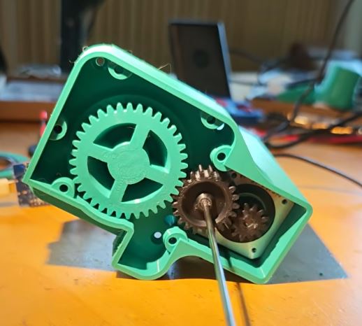 Inside 3D Printed Gears & NEMA Stepper Motor